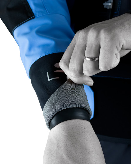 Kayaking Dry Suit Advanced Black/Blue