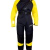 Kids dry suit Rising star PRO black/yellow